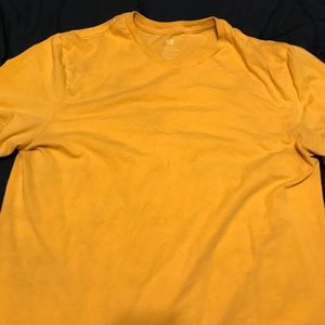H&M yellow shirt